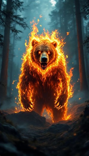 Exploring Bears in Animated Forest Landscapes