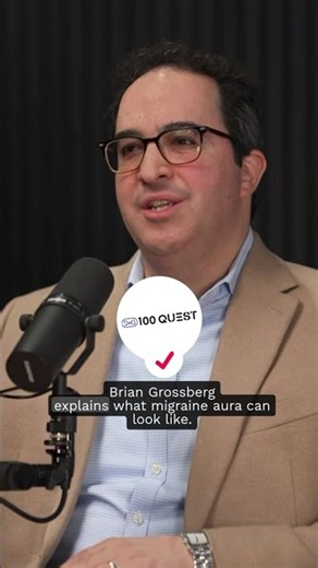 What does a visual migraine aura look like? Brian Grosberg explains.