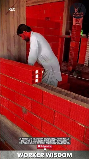 Hollow Clay Brick Wall Construction