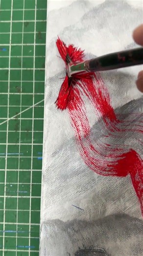 Springing from stone, tempered in flame, my path is mine. #hand painting #The Great Monkey King