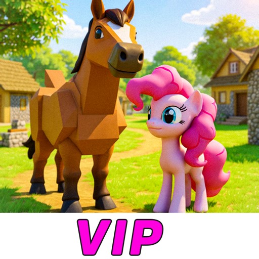 Wild Pony Craft Horse Family Simulator 3D Game