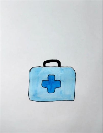 First Aid Box Drawing 🩺 | Easy Drawing for Kids ✏️Easy First Aid Box Drawing 🎨 | Step by Step Shorts