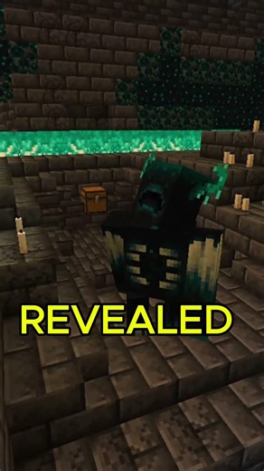 The Warden might actually be a Villager… 😳 Minecraft Secret Theory #minecraftshorts