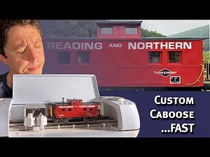Custom Reading and Northern O-Scale Caboose