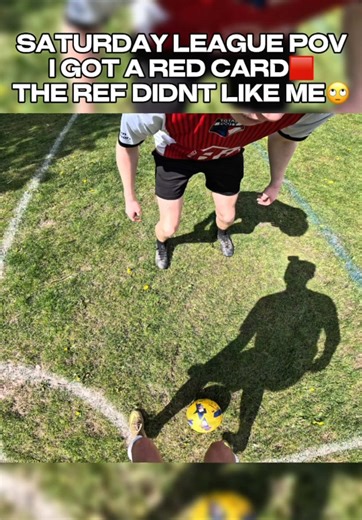 Red Card Incident in Football Match