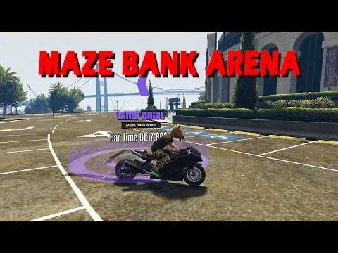GTA Online Time Trial - Maze Bank Arena (Easy Win Guide) | Beat the Par Time