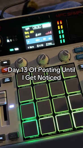 Day 13 with the MPC Sample! #mpcsample #mpc #producersofyoutube #thealchemist #beatmaking