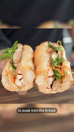 A weeknight Chicken Banh Mi.