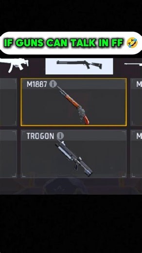 IF GUNS CAN TALK IN FREE FIRE 🤣 ||#shorts#freefireshorts #shortsfeed #shorts