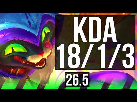 SHACO vs QIYANA (JGL) | Good KDA: 18/1/3 | EUW Master | 26.5