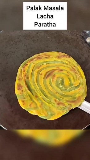 1.7K views · 18 reactions | Palak masala multi layered paratha...