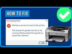 Fix Printer Configuration Error 0x800706ba 🖨️ Printer Configuration Problem