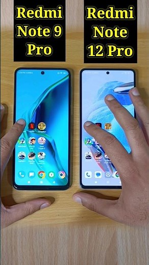 Redmi Note 12 Pro vs Redmi Note 9 Pro Speed Test Comparison | #shorts