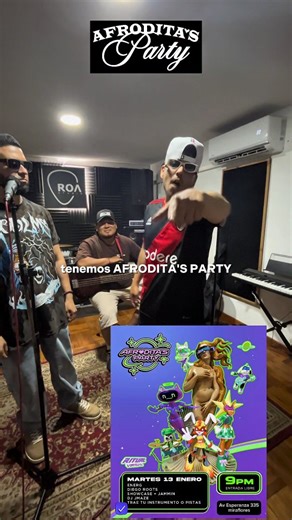 Energ⚡️🔥 on Instagram: "ENERG EN AFRODITA'S PARTY🔥💯 Todo listo para mostrar el show que les tenemos para ese día, gracias a @afroditasparty y @ritual_virtual que son los culpables de este GRAN evento que se dará el martes en miraflores 🔥 Jammin para todos ustedes, estaremos compartiendo y llevando para todos ustedes, lirica, energía y diversión. LLEGA QUE ES GRATIS🔥 Este martes 13Ene. #música #latino #envivo #viral #contenido"