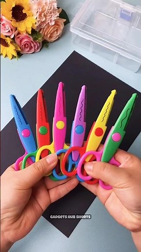 I Bought This Unique Designer Shape Cutter Zig Zag Scissor (Multicolor,Pack of 6)#diycrafts #shorts