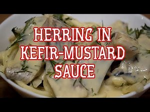 Simple recipe. HERRING IN KEFIR-MUSTARD SAUCE. NOW I COOK PERMANENTLY! DELICIOUS