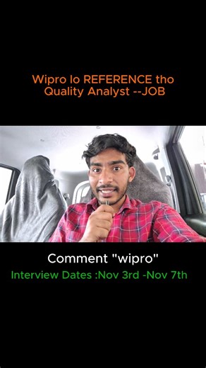 Jagari Karthik | Comment "Wipro" and I will send you the full details to you [Placements ,internships,paid ,free,roadmaps,Software Engineering, Students,... | Instagram