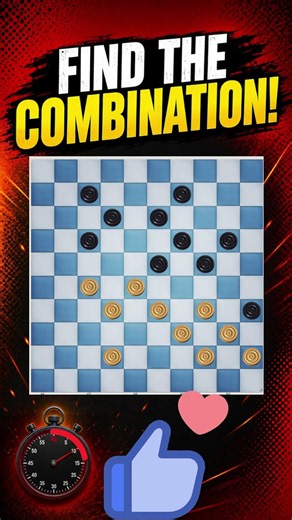 Find the Winning Move | Draughts Puzzle