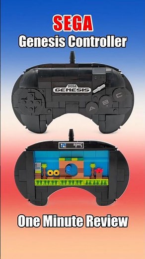 LEGO SEGA Genesis Controller 40769 — Full Review & Backside Diorama Tour!
