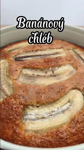 šťavnatý banánový chlebíček