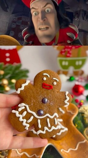 Gingerbread Man From Shrek IRL 😳 #shorts