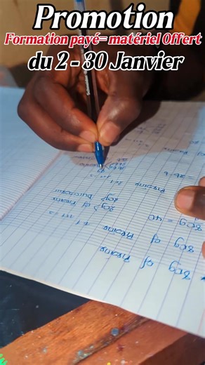 🎓 FORMATION PRATIQUE – OPPORTUNITÉ À NE PAS RATER Tu paies la formation 👉 Tu repars avec ton matériel d’une valeur de 10.000 F ✅ Formation 100% pratique ✅ Matériel inclus ✅ Idéal pour débutants et passionnés ✅ Apprentissage rapide et utile 📍 Lieu : Bafoussam 📞 Contact / Infos : 697.37.25.16 Les places sont limitées. Si tu hésites, d’autres prendront ta place. #newyear #FormationPratique #gabon🇬🇦 #formationbafoussam #bonus