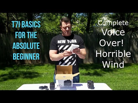 Canon Rebel Eos T7i Tutorial for Beginners