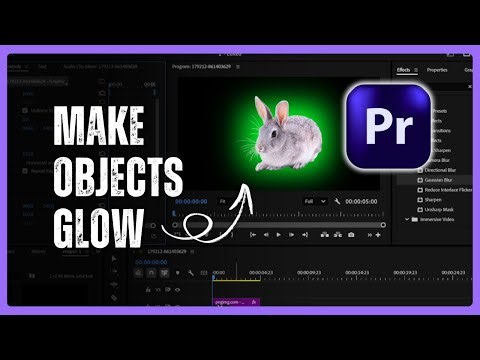 How to Make Objects Glow in Premiere Pro with Gaussian Blur