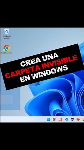 Carpeta invisible en Windows 😳 (truco que te puede salvar)