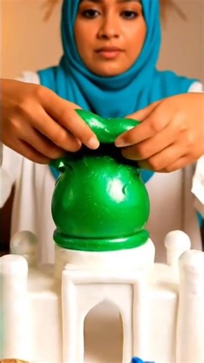 Make a Mosque with Clay #aishorts #islamic #viral