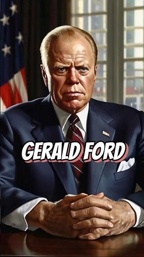 Gerald Ford: A President of Unprecedented Circumstances #facts #americainhistory #americanpresident