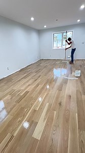 Applying bona mega one matte.#flooring #jimmyfloorings #HardwoodFloorSanding #NYC #homeimprovements #portstlucieflorida #perfectfloorscraping #hardwoodflooring | Jimmy's Flooring
