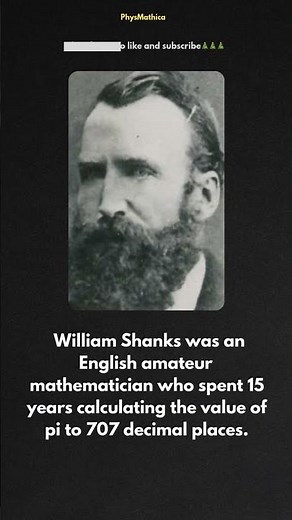 The Man Who Spent 15 Years Calculating Pi (And Got It Wrong)! #maths #history #pi