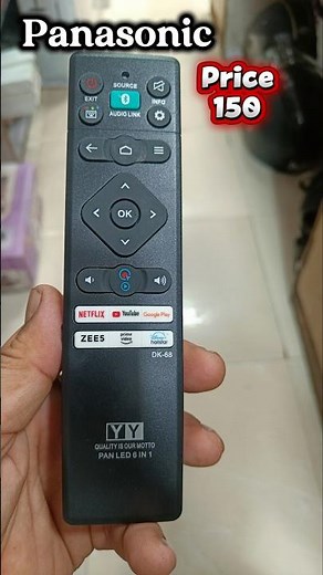 Panasonic Smart TV Remote Settings | Full Guide #Shorts 📺