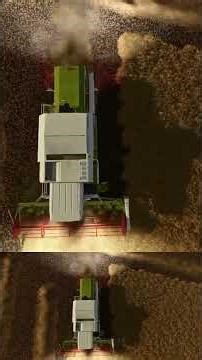 Back in’t day when we worked on Maypole Farm on #fs25 harvesting in the #claasharvester #harvesting