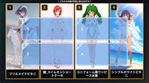 【AI究極水着コンテスト】生成AIイラストで作ったみんなの水着の品評会⭐木乃葉ミキのAIなんとか