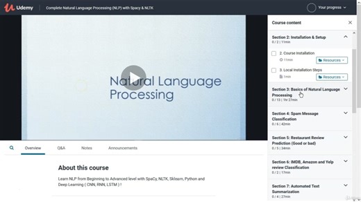Python中的自然语言 Natural Language Processing (NLP) in Python with 8 Projects 2021-11