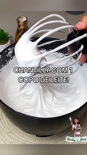 Como Fazer Chantilly Caseiro Incrível com 1 Copo de Leite