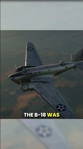 WW2's Forgotten Bomber: The B-18 Bolo #shorts