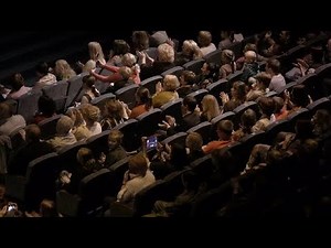 Theatre Audience Applauding Stock Video