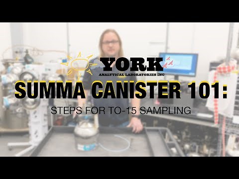 Summa Canister 101: Steps for TO-15 Sampling