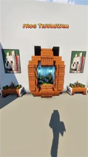 The best easy to build Minecraft Frog Terrarium 🐸