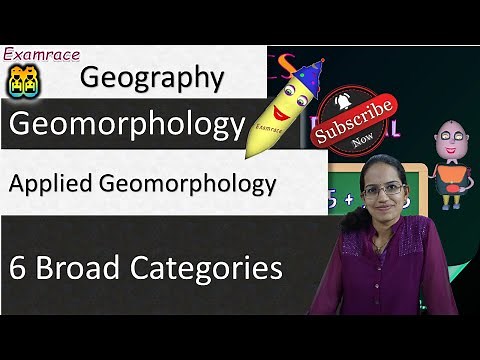 Applied Geomorphology - Understanding the 6 Broad Categories (Examrace)