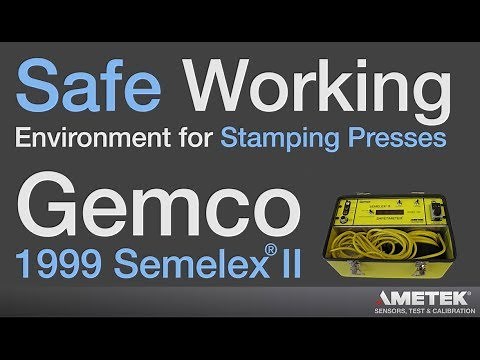 Safe Working Environment For Stamping Presses With Gemco 1999 Semelex