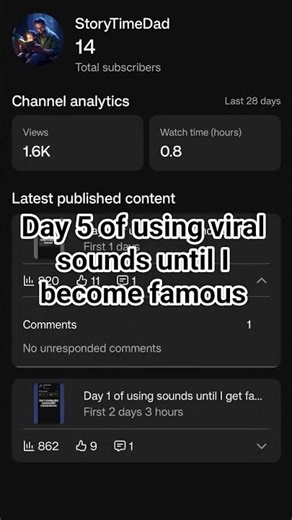 Day 5 of using viral sounds until I get famous...