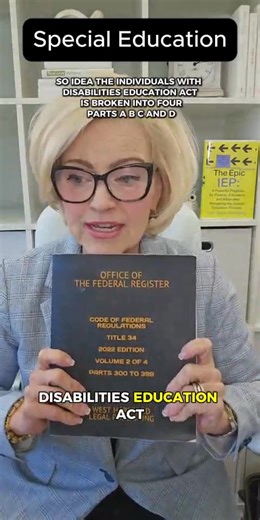 IDEA is organized into four distinct parts, and that structure quietly determines how rights, services, and responsibilities show up in real life. #SpecialEducationBoss #IDEA #SpecialEducation #IEPFramework #EducationSystem#TheEpicIEP We just launched The Epic IEP — a practical guide to help parents and educators navigate special education with confidence. Get your copy here: www.TheEpicIEP.com | Special Education Boss