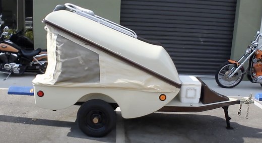 Remembering the Fiberglass Slipstream Motorcycle Camper, It Was a True Micro Beauty