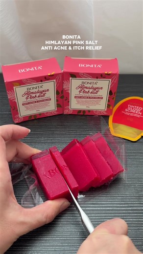 Bonita Himalayan Pink Salt Soap for Acne and Itch Relief