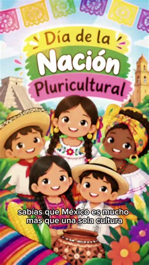 🇲🇽✨ ¡México es riqueza, cultura y diversidad! Celebremos nuestras lenguas, tradiciones y raíces, porque nuestras diferencias nos unen y nos hacen únicos ❤️🌎 Guarda, comparte y sígueme para aprender más juntos 📚 #nacionpluricultural #diversidadcultural #culturamexicana #educacionprimaria #aprendeentiktok