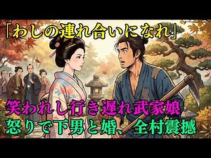 行き遅れと笑われた武家の娘。怒りに任せて使用人を婿にしたら、全村震撼| 昔話 | 時代劇 | 野談| 説話 | 民話